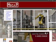 Tablet Screenshot of mega-p.fr